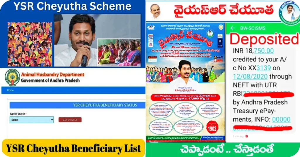 YSR Cheyutha Beneficiary List 2024, Status Check, Release Date, Beneficiary List and Payment @ apmepma.gov.in