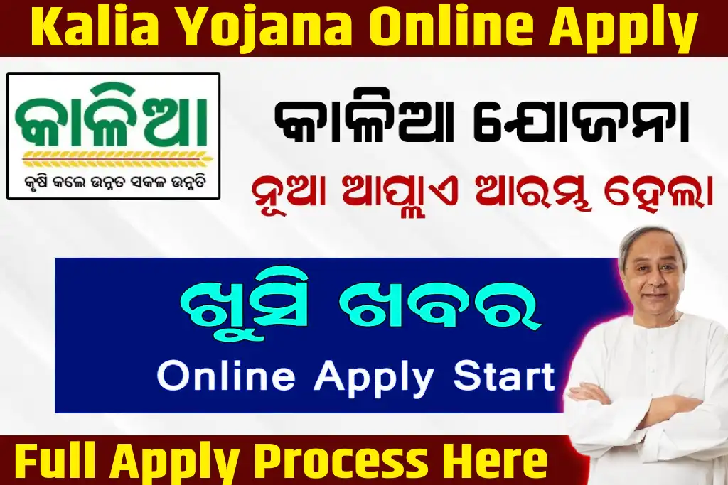 Kalia Yojana Online Apply Portal, New List, Correction, e-kyc, form Download 2024