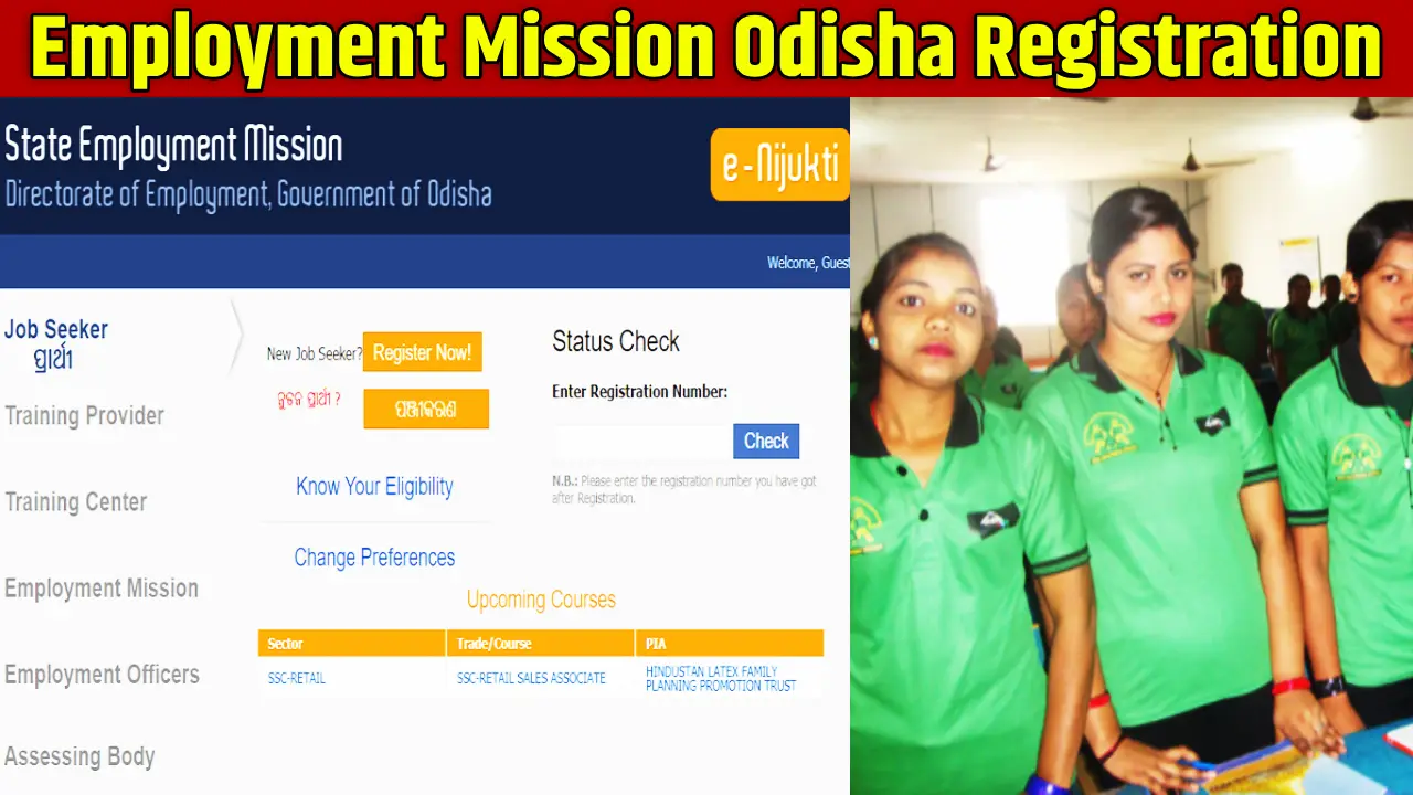 Employment Mission Odisha Registration 2024, Eligibility, Benefits